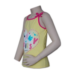 KD015 children's wear camisole custom-made cute print vest children's wear vest manufacturer KD015 children's wear camisole custom-made cute print vest children's wear vest manufacturer
